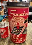 Vtg JW Speaker Co Perma-Plug Tubeless Tire Repair Kit OIL Can Gas Petrolina Auto