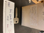 Pair Curtis H-51 Key Blank Vintage Ford Ignition Door lock Truck Car USA!