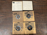 FRED WARING MUSIC JEROME KERN SONGS 45 RPM DECCA 9-51 4 RECORD BOX SET