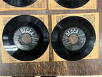 FRED WARING MUSIC JEROME KERN SONGS 45 RPM DECCA 9-51 4 RECORD BOX SET