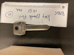 Pair Curtis H-51 Key Blank Vintage Ford Ignition Door lock Truck Car USA!