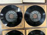 FRED WARING MUSIC JEROME KERN SONGS 45 RPM DECCA 9-51 4 RECORD BOX SET