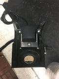 Vintage black Office/ Desk phone rare rotary handle 1940s Antique Electric metal