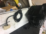 Vintage black Office/ Desk phone rare rotary handle 1940s Antique Electric metal