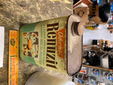 Vtg Renuzit Spot & Stain Remover Metal Tin Advertising Oil Cleaning Can 50's