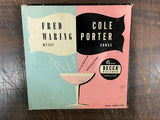 VTG 1949 Fred Waring Music - Cole Porter Songs - Decca Records - Album Set