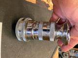 Vtg Chrome NOS Brass Fire nozzle Elkhart Brass 742-48SM Fire fighter Man hose!