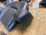 OEM CVO Backrest Touring Seat Harley FLH Glide 2008^ Ultra Classic Blue Hammock!