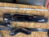 OEM Chrome Heat shields Harley Touring m8 Street Road Glide King Ultra FLH 2017^
