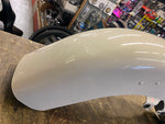 Front Fender Pearl white Harley FLHX FLTR Road Street Glide blue glow OEM 2014^