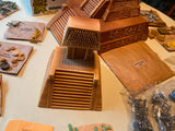 Barzso Playset conquistadores Aztecs Montezuma Cortez figures Buildings Sacrific