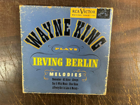 Vintage 1949 RCA Victor Wayne King Plays Irving Berlin Melodies 45 Record Set