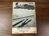 VTG Model Railroader Magazine 1966 July Structures for a logging camp Train