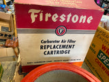 Vtg Firestone Air Filter SC Rambler V8 American Classic Ambassador 3 1/2x 10 Rou