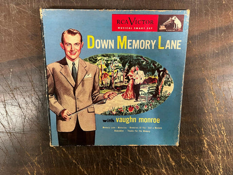 Down Memory Lane RCA Victor Record Vaughn Monroe 3 Disc Set RCA Records