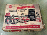 Vintage Gilbert American Flyer Auto-Rama Figure 8 Ford Gassers Race Set Complete