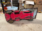 Vtg 1950s Made In USA Buddy L Freight Delivery Flatbed Stake Truck Pressed Steel