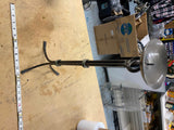 Vtg Brutalist hand-forged iron candle holder Artisanal Metalwork church home got