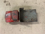 Vtg 1950s Made In USA Buddy L Freight Delivery Flatbed Stake Truck Pressed Steel