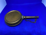 WW1 Gun OIler 1911 Colt 45 Caliber Military Banjo Brass 1912 Vtg Oil Can Antique