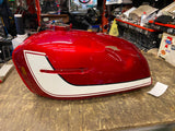 Suzuki GT380 Gas Fuel Petrol Tank OEM Clean inside Dent Red 2 stroke Vtg