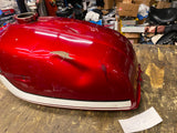 Suzuki GT380 Gas Fuel Petrol Tank OEM Clean inside Dent Red 2 stroke Vtg