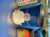 Vtg Ultra Lube Grease Auto Truck Tin Can Oil Gas Service Station Garage Man Cave