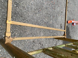 Antique French Bed Frame Polished Brass Headboard Victorian Fancy 1920's Queen!