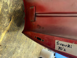 Suzuki GT380 Gas Fuel Petrol Tank OEM Clean inside Dent Red 2 stroke Vtg