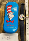 Limited Ed Dr Seuss The Cat in the Hat Wrist Watch Collectible w Case 1997 Anima