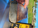 Vtg NFO Air Lube Oil Gas Tin Can Service Station Garage Man Cave Metal