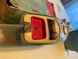 Vtg Fleet Line "Spray King" battery model speed boat Toy 50's Japan Minty Box!