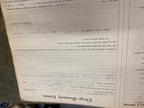 Vtg 1914 Book Allegheny County Courthouse Disorderly Conduct Arrest Warrant PGH!