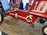 Vtg Murray Ajax Pedal Tractor Car 1950's Chain Drive Ohio Red Unrestored Rare!