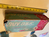 Vtg Fleet Line "Spray King" battery model speed boat Toy 50's Japan Minty Box!