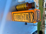 Vtg 1920's Quack Ionized Wheat Bottle Box Advertising diet Atlanta Ga Antique