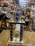 Motorcycle Sikk Gun Chopper Show Trophy Harley Custom 1st Place Decor Display!