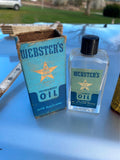 Vtg websters instrument oil Bottle Box Advertising Typewriter Machinery Tools