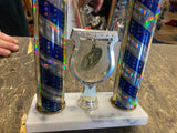 Motorcycle Sikk Gun Chopper Show Trophy Harley Custom 1st Place Decor Display!