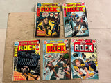 Vintage 1970s DC Comics Lot Of 5 Army At War Featuring SGT. Rock Comic Books