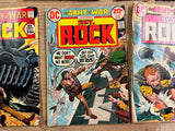Vintage 1970s DC Comics Lot Of 5 Army At War Featuring SGT. Rock Comic Books