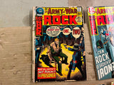 Vintage 1970s DC Comics Lot Of 5 Army At War Featuring SGT. Rock Comic Books