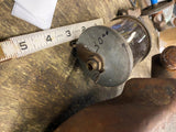 Vtg Drip Feeder Hit Miss Engine Oiler Glass Chrome Small Motor Equipment Indus