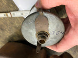 Vtg Drip Feeder Hit Miss Engine Oiler Glass Chrome Small Motor Equipment Indus