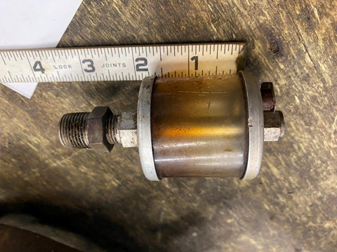 Vtg Drip Feeder Hit Miss Engine Oiler Glass Chrome Small manitawoc Equipment