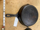 Vtg Griswold #8 Slant Logo Cast Iron Skillet Pours 10" Heat Ring Erie pa Cookwar