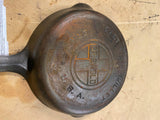 Vtg Griswold #3 Cast Iron Skillet Pan Pours 6" USA Antique Erie pa Cookware