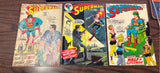 Vintage 1970s DC Comics Lot Of 3 Superman Comic Books