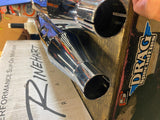 Reinhart Slip on mufflers Harley Touring FLH Street Road Glide Ultra king 95-16