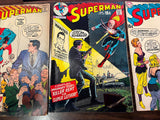 Vintage 1970s DC Comics Lot Of 3 Superman Comic Books